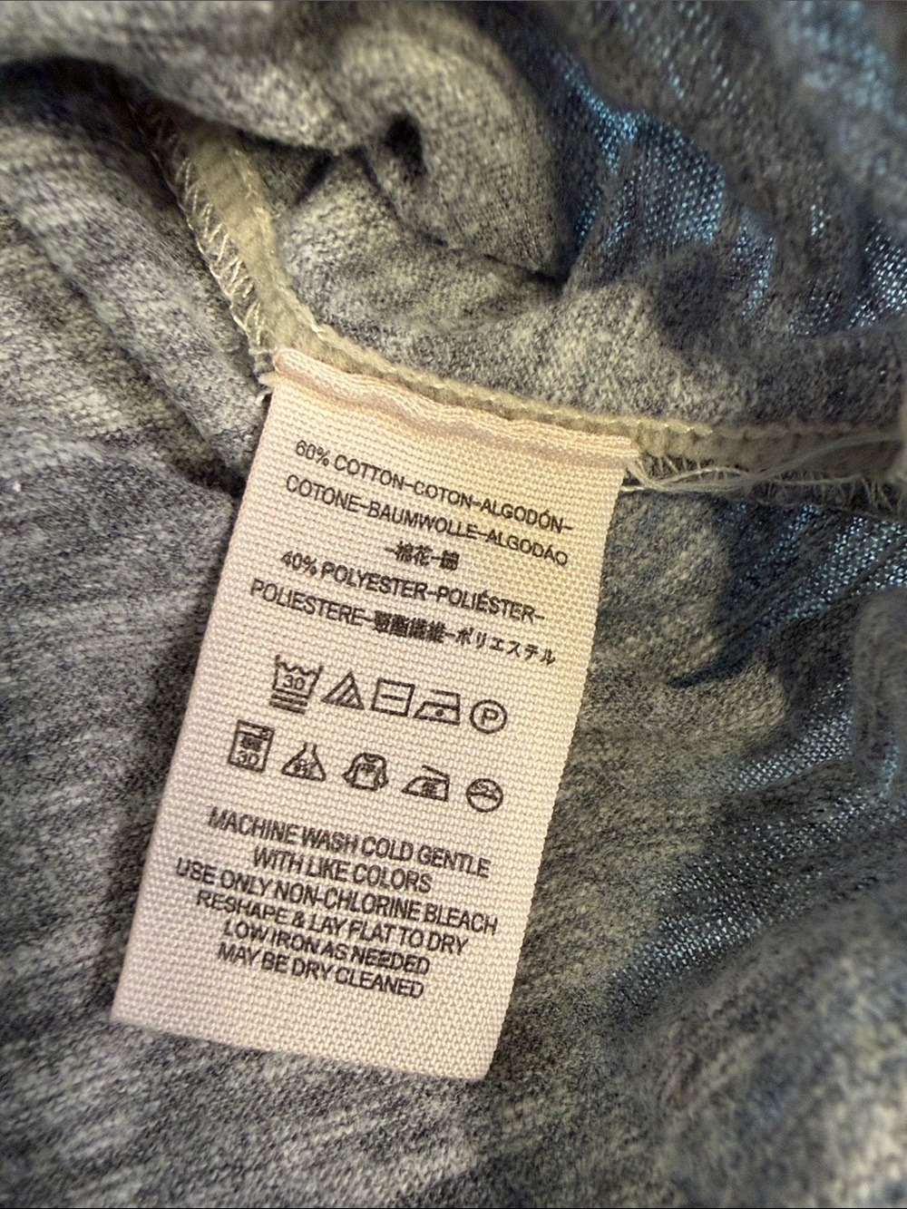 We The Free Heather Gray Roll-Tab Sleeve Pullover - Picture 6 of 6